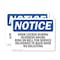 Signmission Door Locked During Business Hours Ring Bell, 10 in W x Rectangle, Plastic OS-2PACK-NS-P-710-L-11491 - alternate 1